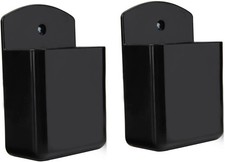Pack Of 2 Self Adhesive Tv Air Conditioner Remote Control Holder Wall Mount Stor