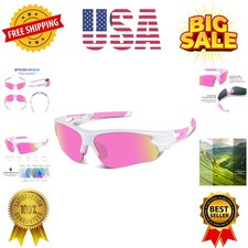 Polarized Sports Sunglasses for Men Women Youth Baseball Fishing Cycling Runn...