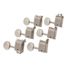 Fender Road Worn Vintage Style Tuner 6 In-Line Rechtshänder (Aged/Relic Nickel)