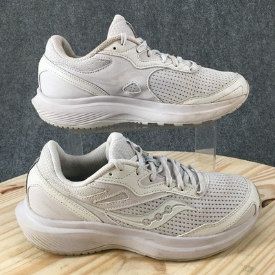 Saucony Cohesion 16 Running Shoes Womens 8 Athletic Sneakers S10783-100 White