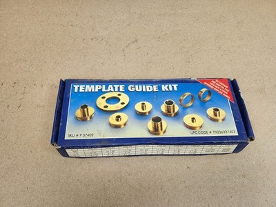 Router Template Guide Kit - 10 Piece brass set