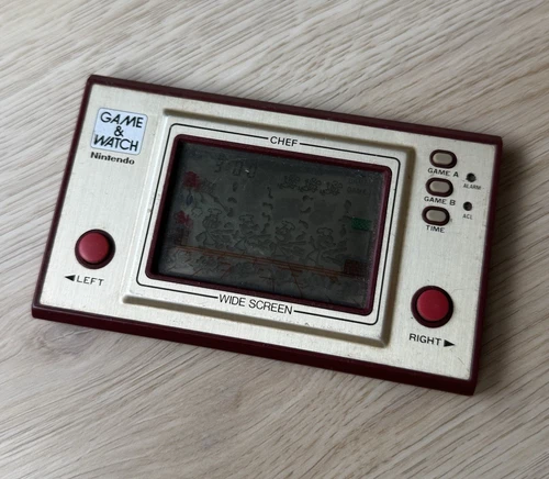 Nintendo Game and Watch Chef Retro Handheld 1981 *PARTS / REPAIR