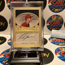2019 Futera Unique Nolan Gorman 05/09 St. Louis PHENOMS Series Gold Framed Card