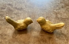 Cast Iron Set of 2 Birds Rustic/Antique Look Home Decor 2” Heavy