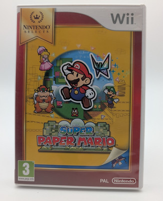 Super Paper Mario Nintendo Selects Wii Spiel OVP Top Zustand Disc PAL Deutsch