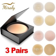Reusable Silicone Nipple Covers for Women, Invisible Sticky Bra Pads