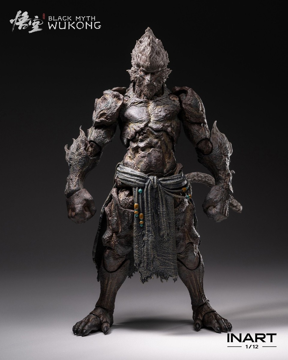 Inart 1/12 SCALE Black Myth: Wukong - Stone Monkey Action Figure