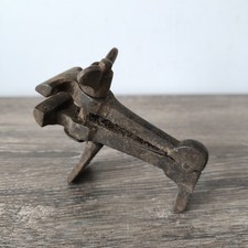 Ancien étau à main de serrage d'établi outil bricolage bijoutier 