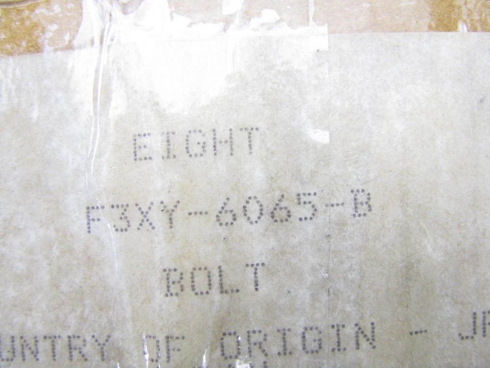 (8) NUEVO - OEM Ford F3XY-6065-B pernos de culata 1993-97 Mercury Villager 3,0 L Foto 3 de 3