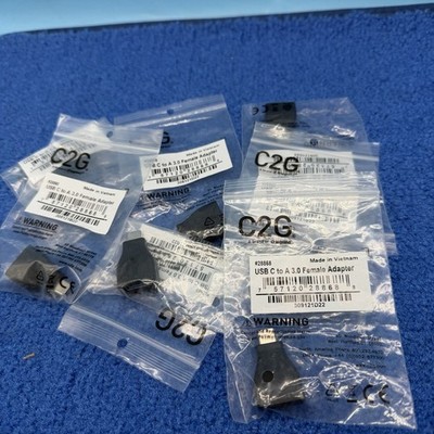 7x C2G 28868 USB 3.0 (USB 3.1 Gen 1) USB-C to USB-A Adapter Male/Fem Thunderbolt