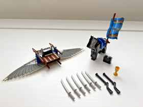LEGO (6093): Flying Ninja Fortress - 99% Complete with Instructions & Box