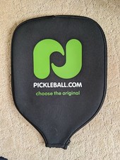 Pickleball Paddle Cover Black Case Size XL Elongated