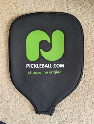 Pickleball Paddle Cover Black Case Size XL Elongated