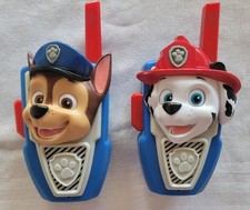 PAW Patrol Walkie Talkies - Set of 2 w/Chase and Marshall