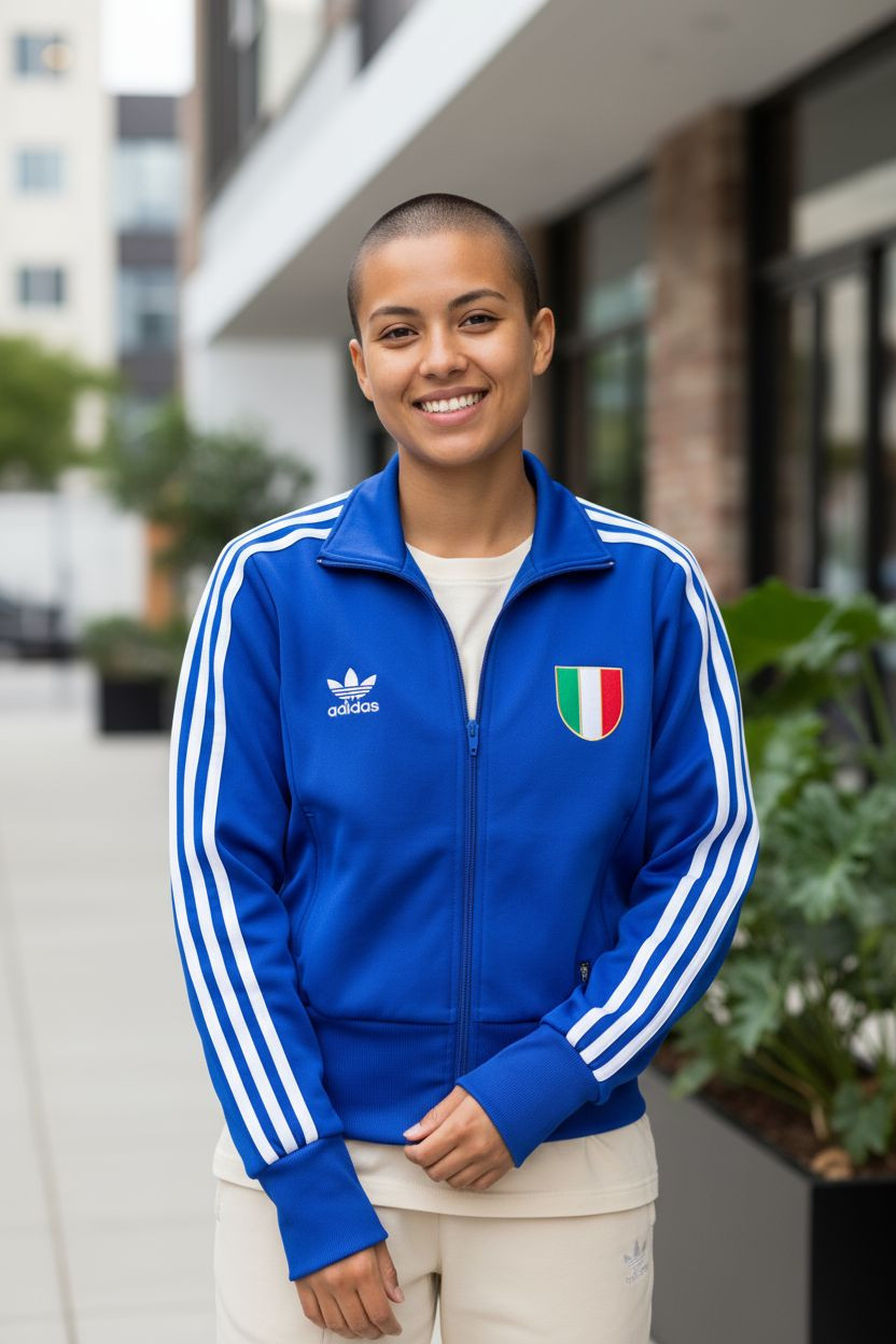 Adidas Firebird Italia Copa Mundial de la FIFA 2006 Chaqueta de entrenamiento Chaqueta de pista 36