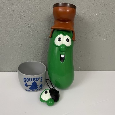 Vintage Fisher Price VeggieTales Dress Up Mix up Larry Cucumber Lot 2000