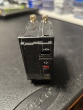 Square D QOB240 40 Amp 2 Pole 120/240V 22KA Bolt on Circuit Breaker