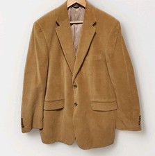 CHAPS Union Brown Corduroy Blazer 42L 2-Button Notch Lapel Vintage Single Vent