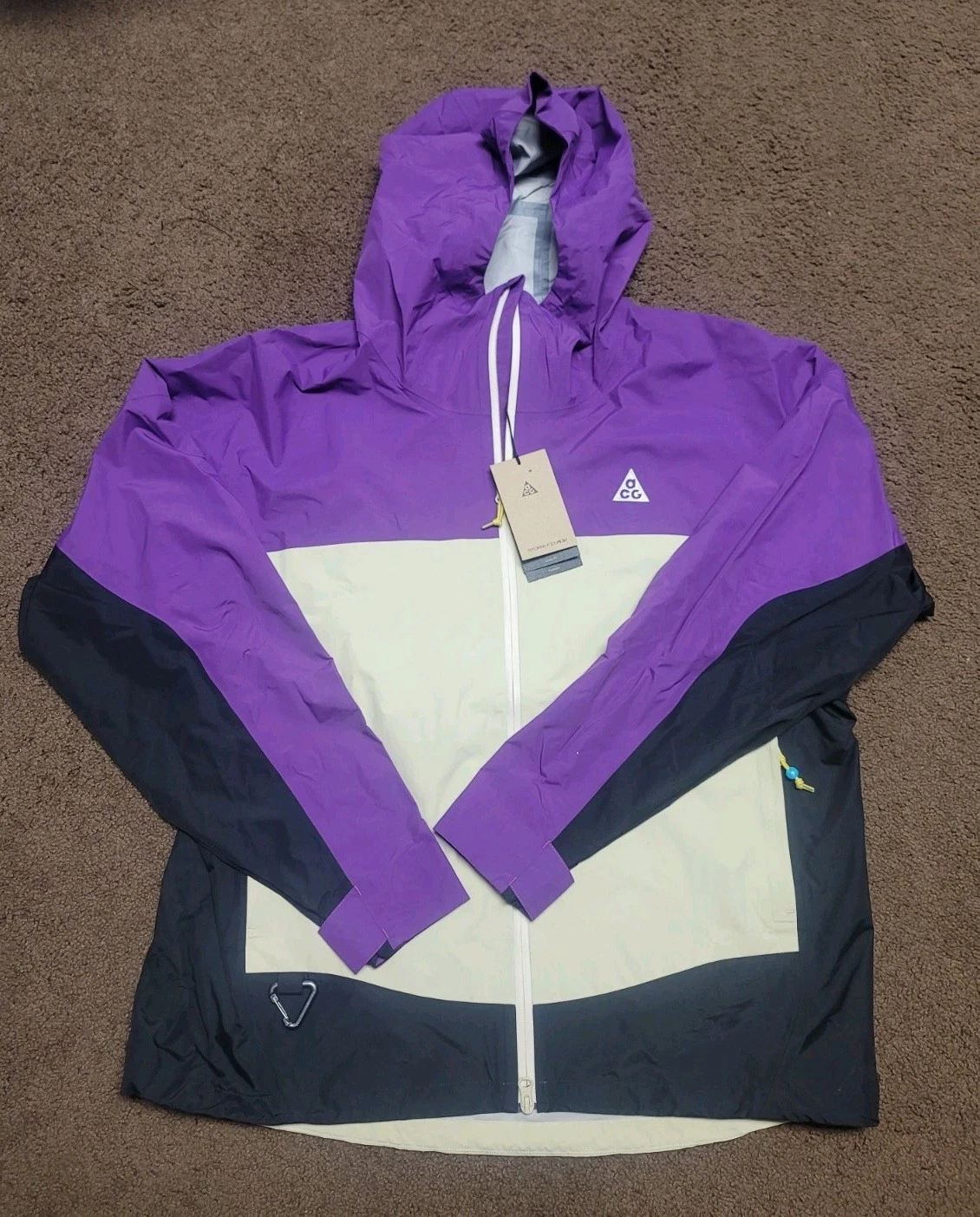 NIKE ACG MORPHO STORM-FIT ADV RAIN JACKET HJ2687-505 $275 Mens Size XL