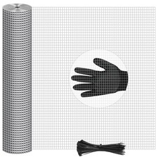 48in x 100ft Hardware Cloth Hot-Dip Galvanized Welded Wire Mesh - Heavy Duty ...