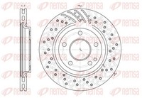2X Bremsscheibe Remsa 6859.10 FüR Mercedes Klasse W168 276Mm 190 168 032 132 210