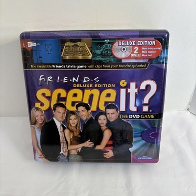 Friends Scene it? Deluxe Edition DVD Board Game 100% COMPLETE w/ 2 DVD'S Ex Cond