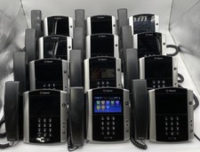 Lot of 12 Polycom VVX 600 IP Touchscreen Phone - Black
