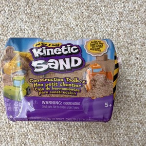 Kinetic Sand Construction Toolbox Playset 4.5 oz (127 g) Ages 5+ 2014 20148075