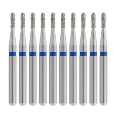 Dental Diamond Burs FG 830L/008M Pear Shape Standard Grit High Speed Bur
