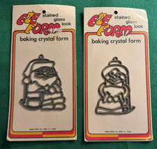 EZE Form Baking Crystal Form Stained Glass Look Santa Claus Mrs. Claus