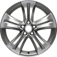 19x7.5 5 Spoke Alloy Wheel Machined & Painted Bright Sparkle Silver 560-69536