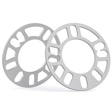 dynofit 5mm Universal Wheel Spacers 2-Pack Fits 4 5 Lug Wheels, PCD 98 1