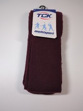 TCK Socks Football Soccer Baseball Maroon Size Large Adult