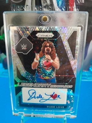 2024 Panini Prizm WWE DUDE LOVE #LS-DLV Legendary Signatures Disco 2 Color Auto