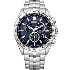 CITIZEN Collection CB5870-91L Eco-Drive Radio Chronograph Watch JDM Japan