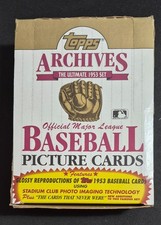 Topps Archives 1953 Baseball Complete Set Box – 36 Ct – Mantle Mays Robinson Rep