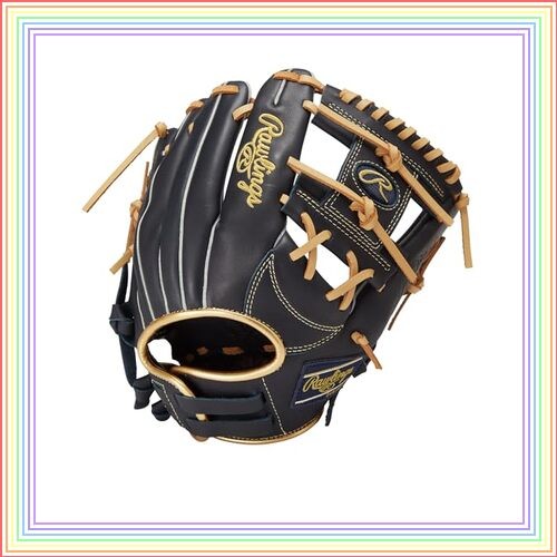 Gant De Baseball Rawlings Junior Hyper Tech R9 Series (taille L, Camel, Lanceur Droit) - Neuf