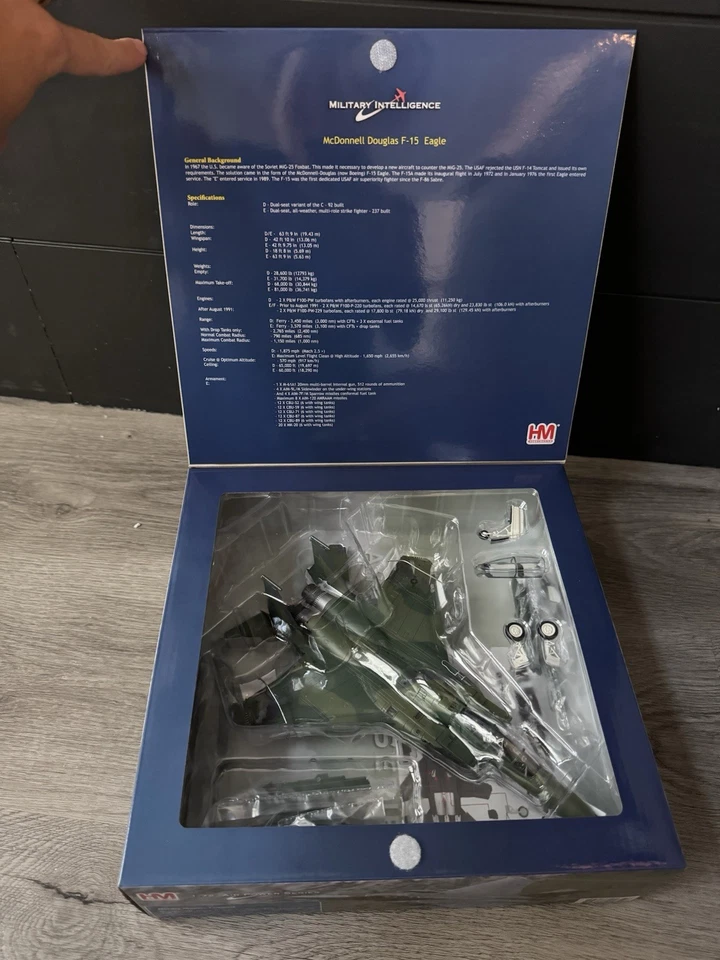 Hobby Master 1/72 F-15E Strike Eagle SAF, #71-0291 Prototipo, 1980 HA4597 Foto 2 de 4