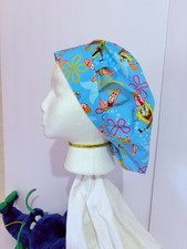 Sponge Bob Square Paints Surgical Scrub Cap Bouffant Adjustable