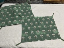 Set Of 6 Green Daisy Daffodils Flower Placema...