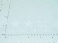 Tonka Army Jeep/Truck/Dozer Sticker Set TK-025