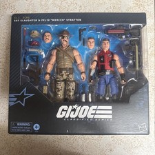 GI JOE CLASSIFIED SERIES SGT SLAUGHTER & FELIX MERCER STRATTON 173 New NIB