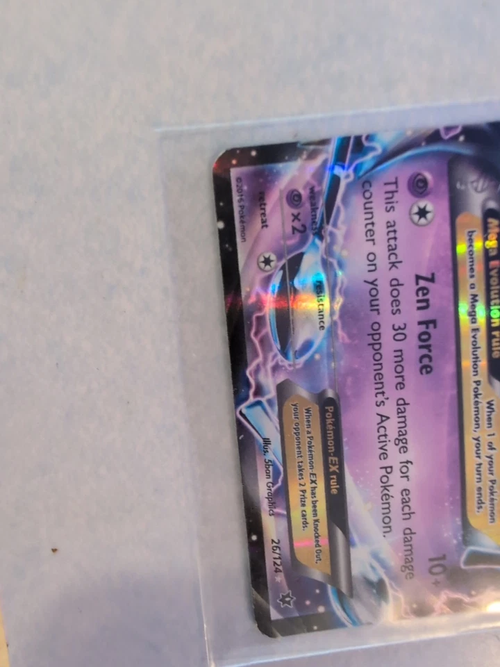 M Alakazam EX - XY - Fates Collide (FCO) 26/124 Ultra Raro Mega Evolution Casi Nuevo/M Foto 3 de 4