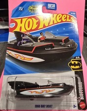 🦇Hot Wheels 1966 Bat Boat 107/250 Batman Series 3/5 New Sealed