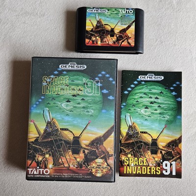 SPACE INVADERS 91 SEGA GENESIS COMPLETE IN BOX