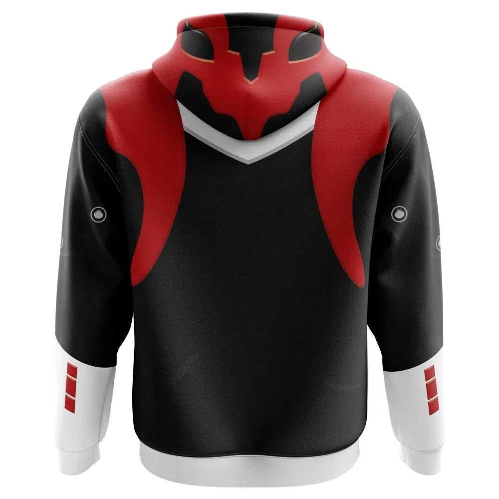 Power Rangers Red Psycho Ranger 3D Hoodie