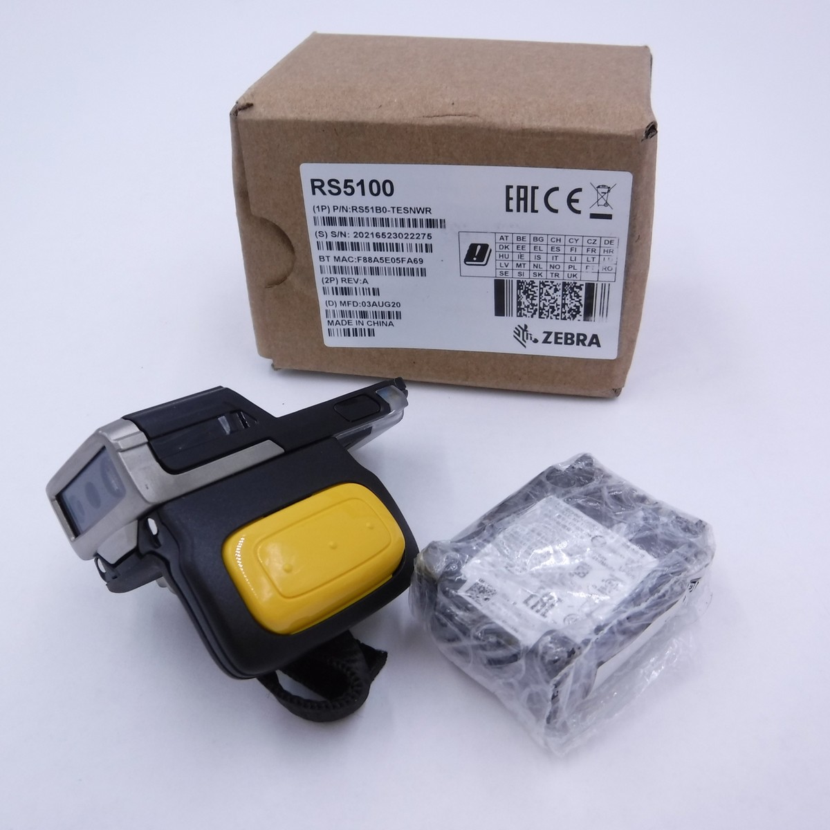 Zebra RS5100 Bluetooth Ring Scanner with battery | eBay