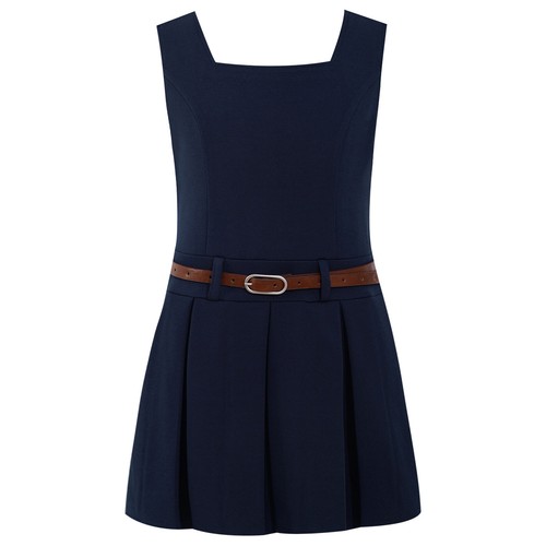 Kids Girls School Uniform Halloween Dress Square Neck Choir Holiday Sleeveless - 第 7/26 張圖片