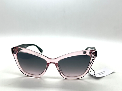 Kate Spade AMELIE/G/S 035J JP Sunglasses Pink Cat Eye Frame, Green Lenses Kate Spade Women main image 2