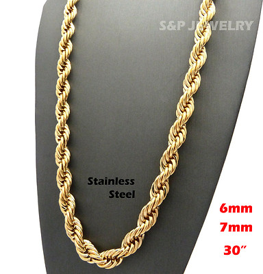 men's stainless steel chain necklace